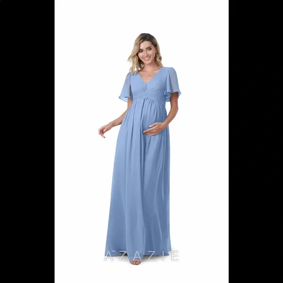 mint green and white bridesmaid dresses Mint Green A-line V-neck Chiffon Floor Length Bridesmaid Dresses, MBD148